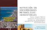 Nutrición en enfermedades metabólicas hereditarias