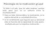 Psicologia de la motivacion grupal