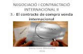 NEGOCIACIÓ I CONTRACTACIÓ INTERNACIONAL II
