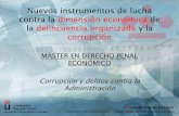 Nuevos instrumentos de lucha contra la dimensión económica de la delincuencia organizada y la corrupción
