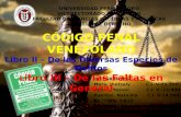 Código Penal Venezolano - Libro II y Libro III