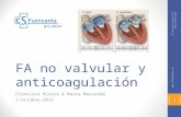 Fibrilación auricular no valvular y anticoagulación.