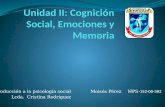 Cognicion social, emosiones y memoria
