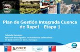Plan de Gestión Integrada Cuenca de Rapel - Etapa Uno