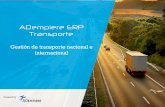 ADempiere ERP Transport (Spanish Brochure)