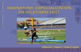 Presentación Especialización Atletismo 201617