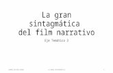 Narracion en el cine 03 La Gran Sintagmática del Film Narrativo