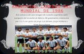 Argentina campeón del mundial de 1986