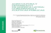 Agricultura y desarrollo en América Latina: gobernanza y políticas públicas
