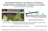 Introducción a sistemas de Techos y Paredes Verdes, Honduras y el Mundo