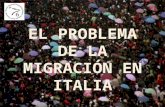 El problema de la migración en italia