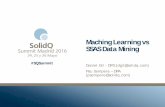 Maching learning vs SSAS Data mining