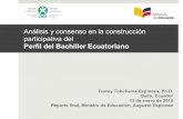 Análisis y consenso en la construcción participativa del Perfil del Bachiller Ecuatoriano. Por Tracey Tokuhama-Espinosa. Enero 2015
