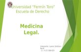 Asignacion de medicina legal. temas,3, 4, 5 y 7