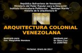 Arquitectura colonial venezolana
