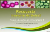 Tópicos inmunología II: Respuesta inmune antiviral
