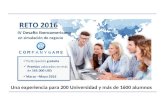 Reto2016 IV Desafío Iberoamericano de Simulación de Negocios