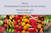 Propiedades de las frutas