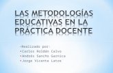Metodolog+¡a educativas