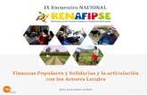 IX ENCUENTRO NACIONAL RENAFIPSE PONENCIA FUNDACIÓN CODESPA