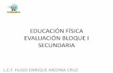 Evaluación bloque i secundaria educación física