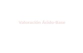 Valoración ácido base