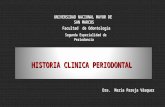 Historia clinica periodontal