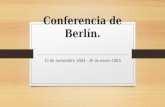 Conferencia de berlín