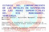 ESTUDIO DEL COMPORTAMIENTO DE LOS METALES EN SUSPENSIÓN EN LAS AGUAS SUPERFICIALES DEL RIO MANZANARES, VENEZUELA