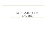 Hª de Roma: la constitución romana
