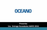 Novedades Océano Mayo 2016