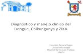 Diagnóstico y manejo clínico del Dengue, CHIK, Zika.