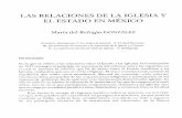 Las relaciones de la Iglesia y el Estado en México