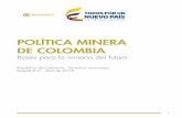 Política Minera 2016 - 2025