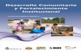 Desarrollo Comunitario y Fortalecimiento Institucional Desarrollo ...