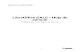 LibreOffice CALC - Hoja de cálculo