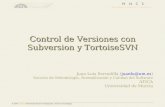 seminario sobre "Control de Versiones con Subversion y TortoiseSVN"