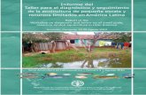 Informe del taller para el diagnóstico y seguimiento de la acuicultura ...