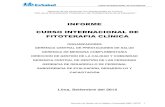 Informe Curso Internacional de Fitoterapia Clínica