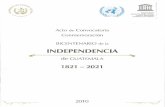Bicentenario de la Independencia de Guatemala, 1821-2021