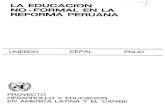 LA EDUCACION NO - FORMAL EN LA REFORMA PERUANA