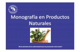 Charla Monografía en Productos Naturales.