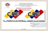 Poder Electoral en Venezuela(Cne)