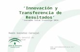Innovación y transferencia de resultados en Andalucía -JSI2016