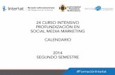 Calendario_24 Curso Intensivo Profundización en Social Media Marketing Nicaragua-semestre 2_2014