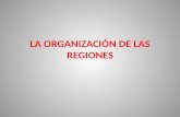 Organización de las regiones
