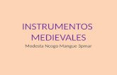 Instrumentos  medievales