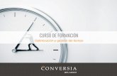 Curso de Formación Conversia - Optimización y Gestión del Tiempo