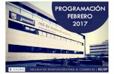 Programación  Escuela comercio Febrero 2017