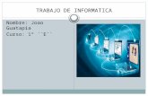 Trabajo informatica: INSTITUTO TECNOLOGICO SUPERIOR ANDRES F. CORDOVA